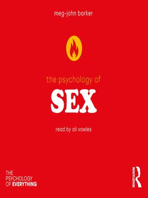 cover image of The Psychology of Sex